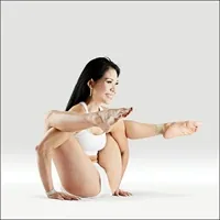 반 위로 향한 앉은 각 자세 (준비)